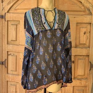 Vintage boho sheer top. Great condition Large